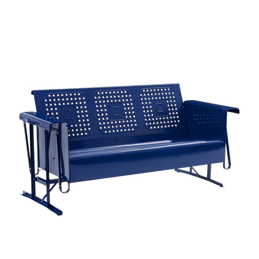 Outdoor sofa glider with spacious seating and sturdy construction. Picture 1