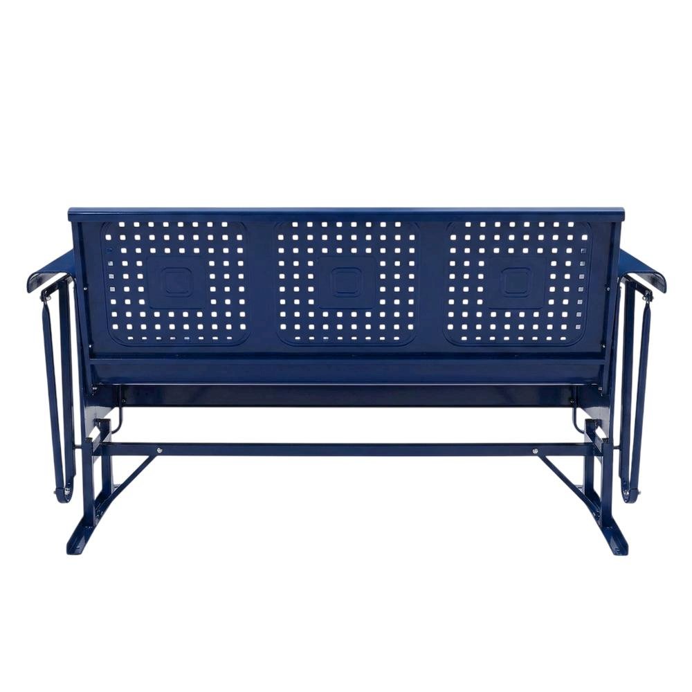 Outdoor sofa glider with spacious seating and sturdy construction. Picture 4