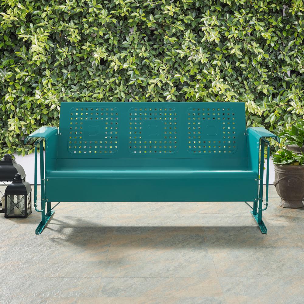 Bates Retro Outdoor Sofa Glider. Picture 7