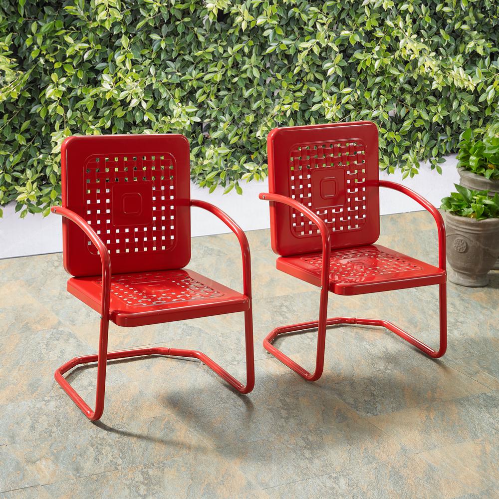 Bates 2Pc Retro Outdoor Chair Set - 2 Armchairs. Picture 7