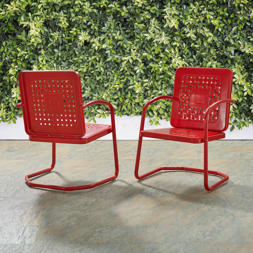 Bates 2Pc Retro Outdoor Chair Set - 2 Armchairs. Picture 8