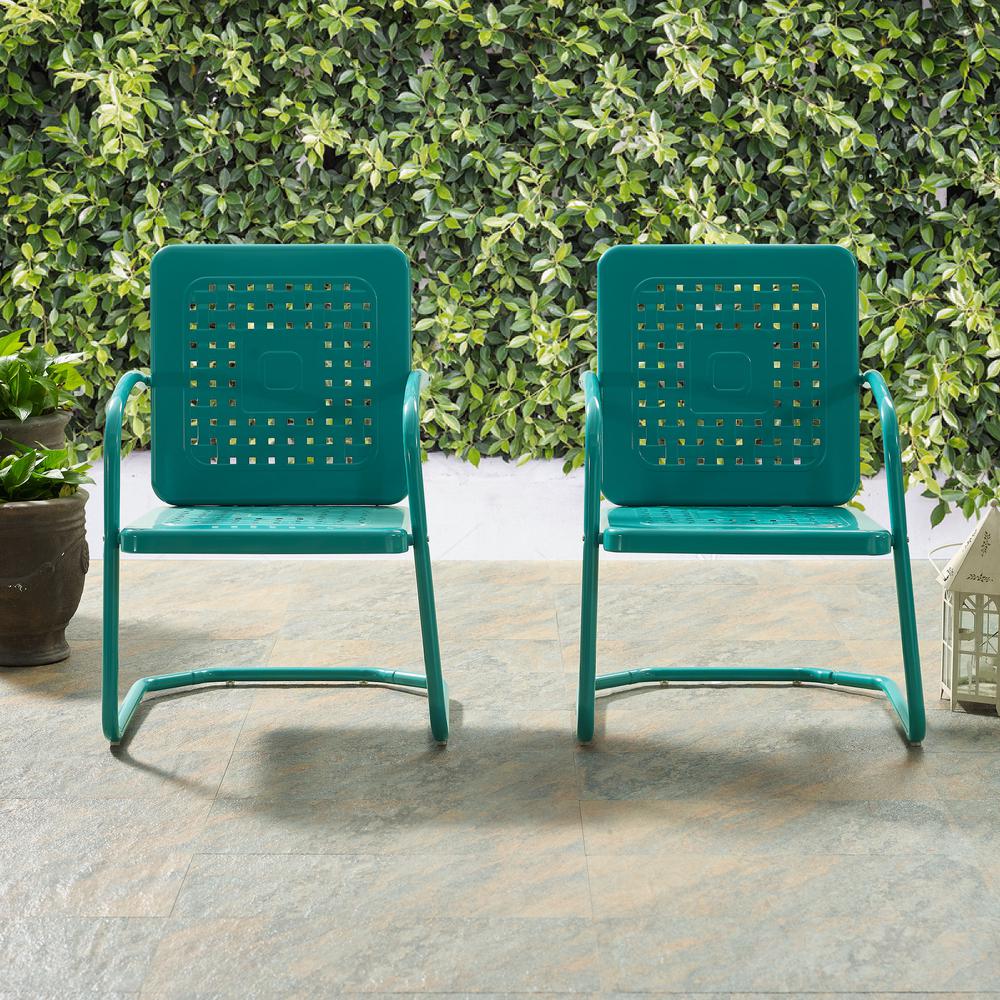 Bates 2Pc Retro Outdoor Chair Set - 2 Armchairs. Picture 3