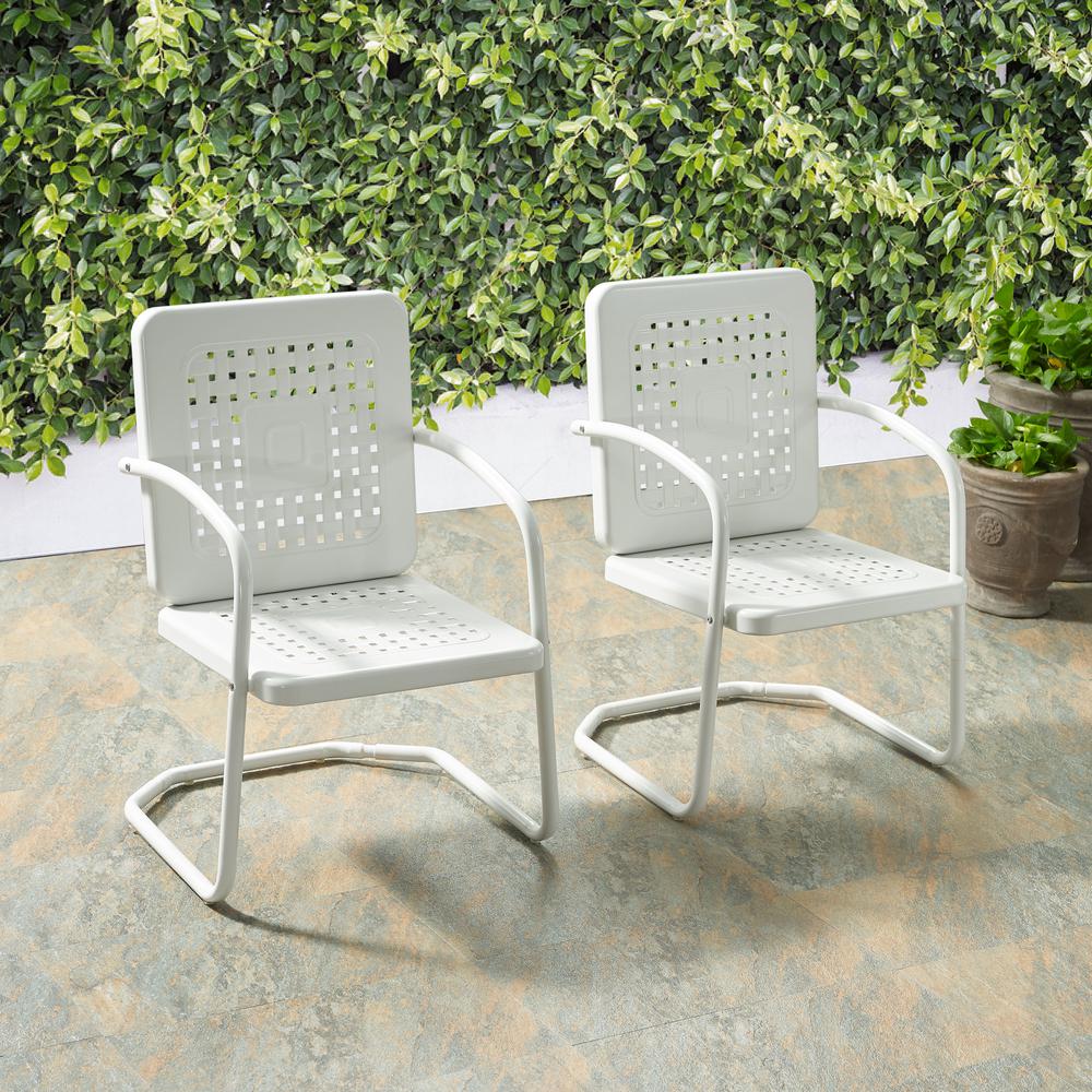 Bates 2Pc Retro Outdoor Chair Set - 2 Armchairs. Picture 4