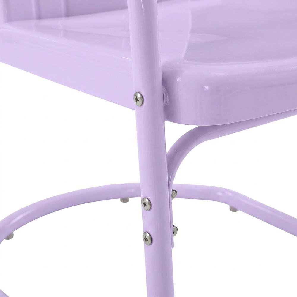 Retro Outdoor Chair Set with 2 Casual Side Chairs for Patio Garden Relaxation. Picture 8