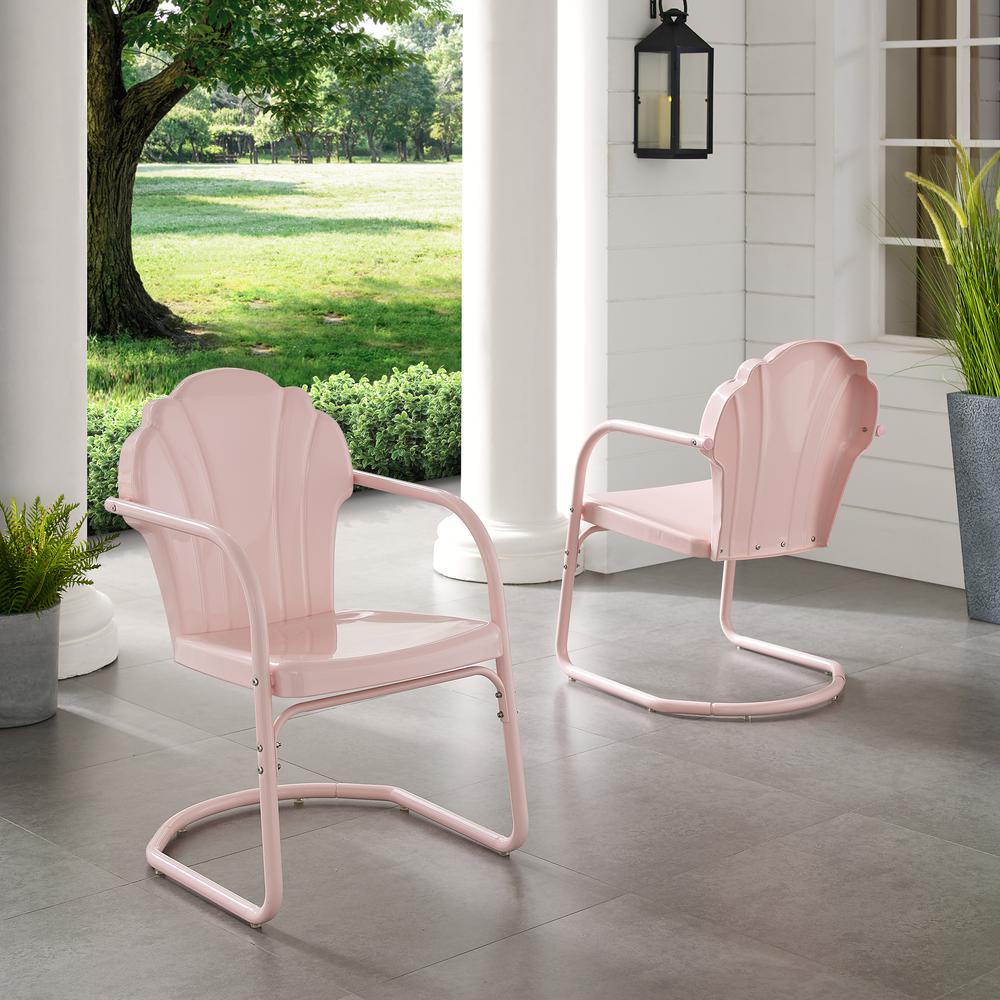 Tulip 2Pc Retro Outdoor Chair Set - 2 Chairs. Picture 10