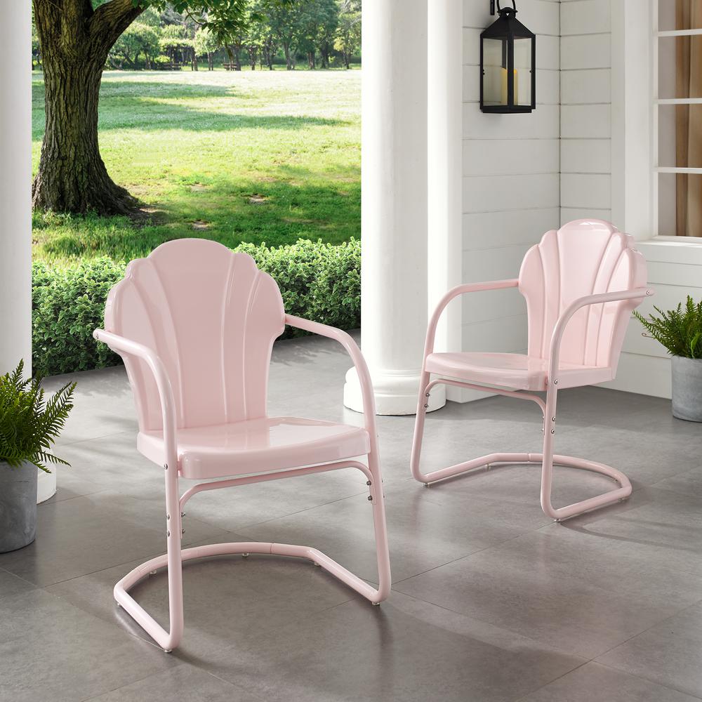 Tulip 2Pc Retro Outdoor Chair Set - 2 Chairs. Picture 11