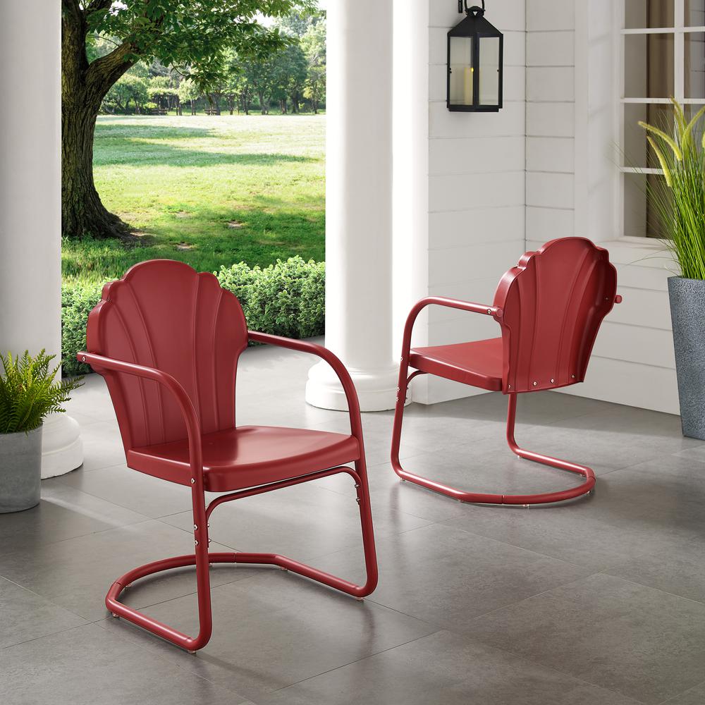 Tulip 2Pc Retro Outdoor Chair Set - 2 Chairs. Picture 11