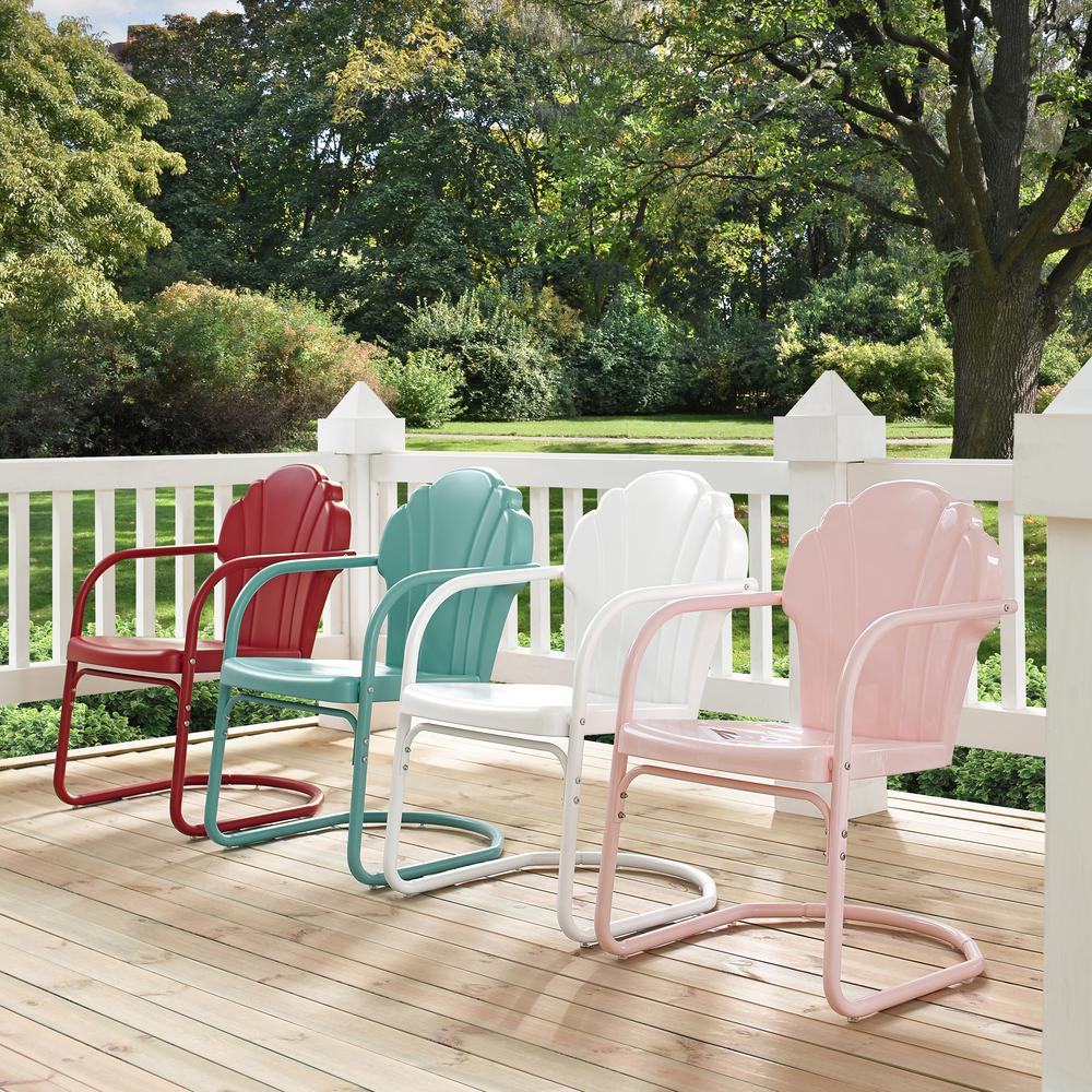 Tulip 2Pc Retro Outdoor Chair Set - 2 Chairs. Picture 12