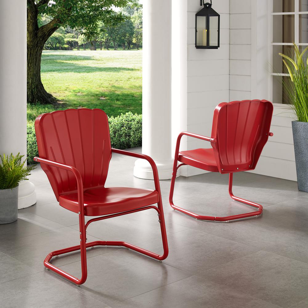 Ridgeland 2Pc Retro Outdoor Chair Set - 2 Chairs. Picture 3