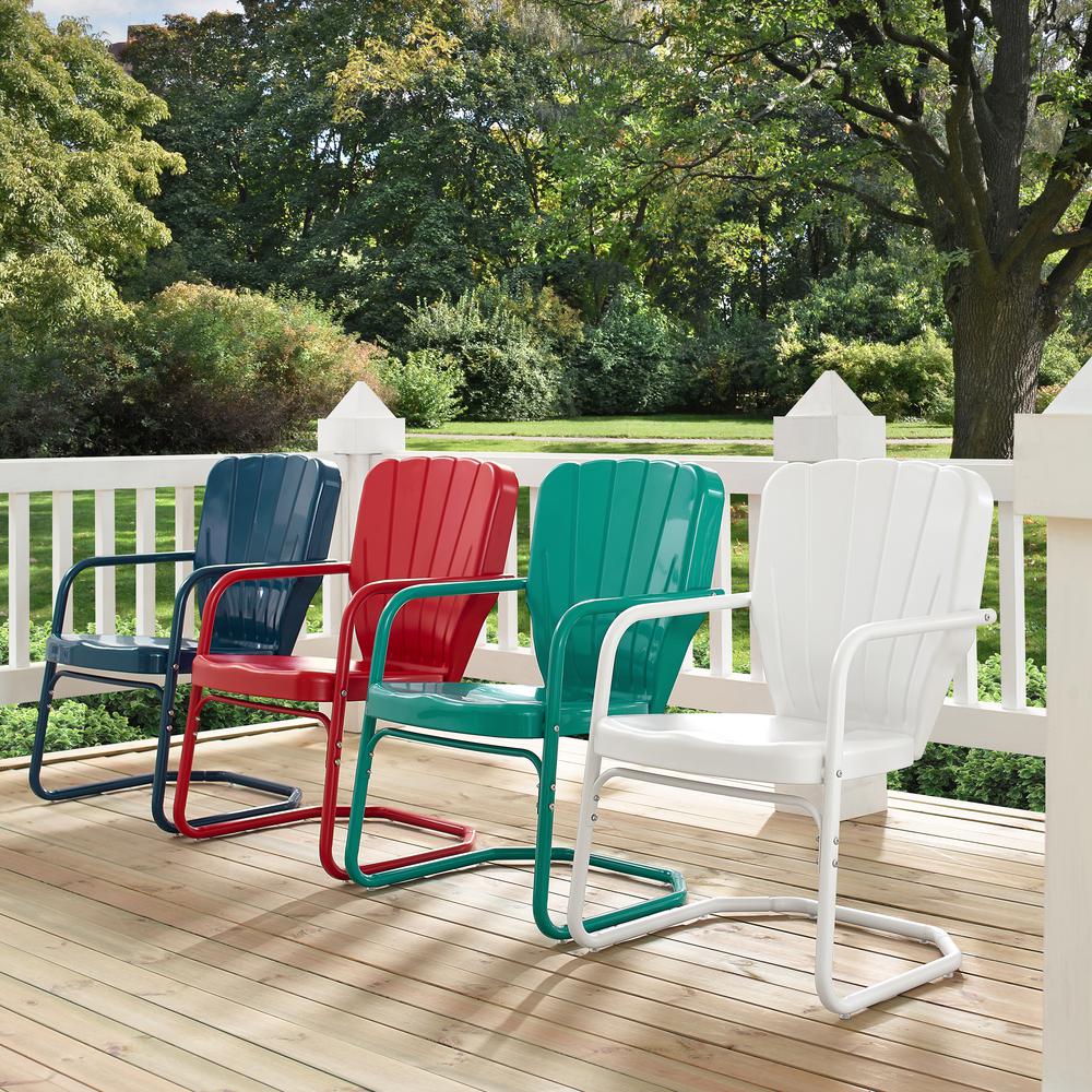 Ridgeland 2Pc Retro Outdoor Chair Set - 2 Chairs. Picture 12