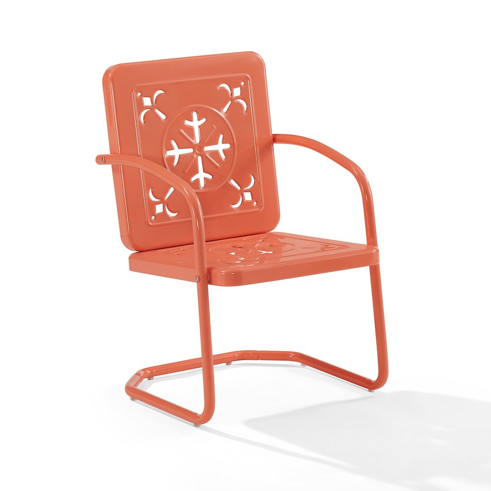 Azalea 2-Piece Retro Outdoor Chair Set - 2 Chairs. Picture 9