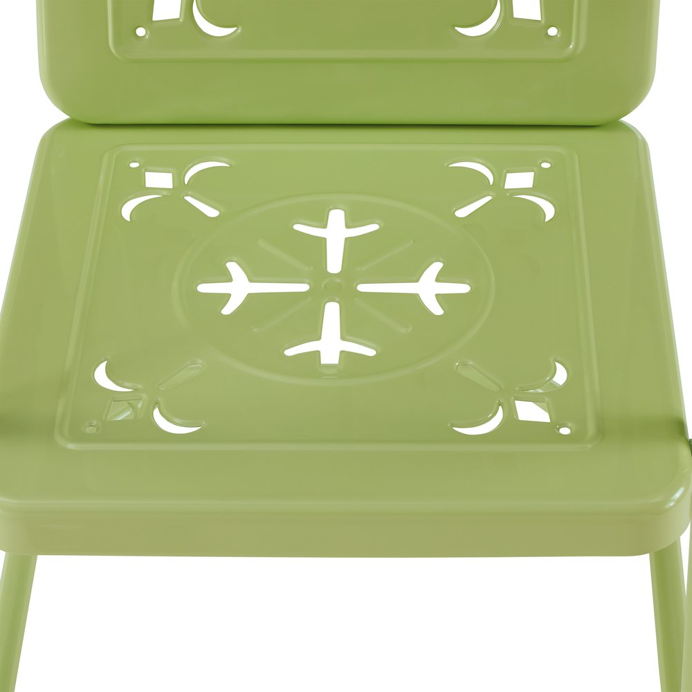 Azalea 2-Piece Retro Outdoor Chair Set - 2 Chairs. Picture 11