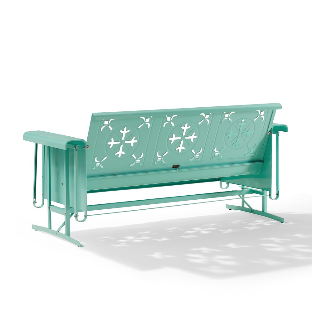 Azalea Retro Outdoor Sofa Glider. Picture 3