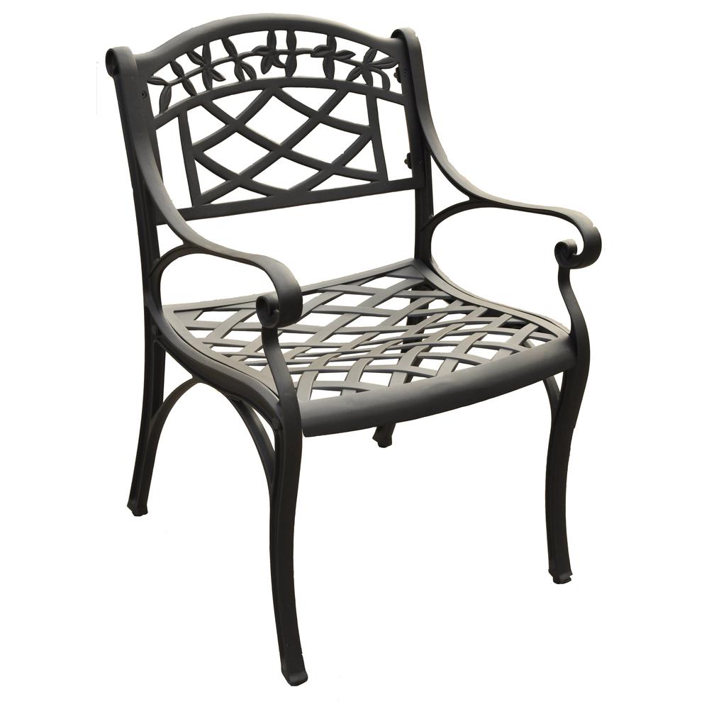 Sedona 2Pc Cast Aluminum Outdoor Chair Set. Picture 1