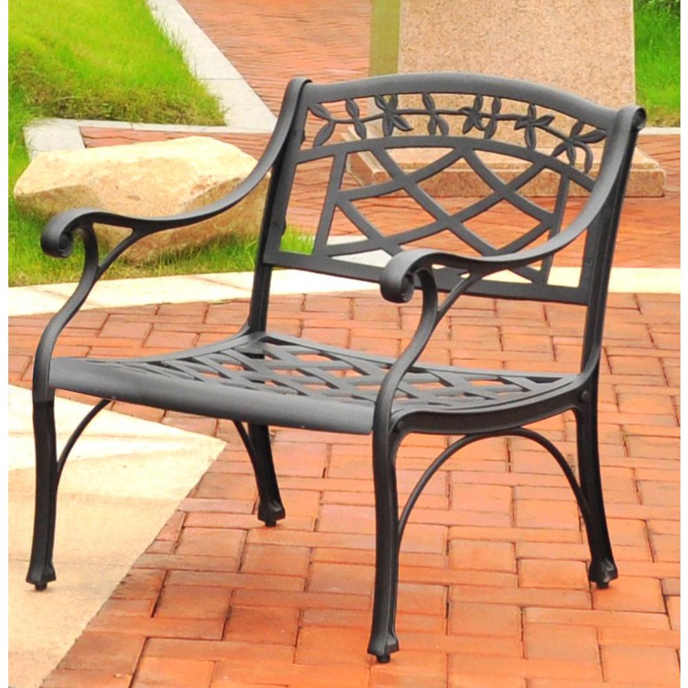 Sedona Cast Aluminum Outdoor Lounge Chair. Picture 2