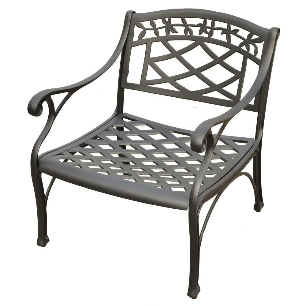 Sedona Cast Aluminum Outdoor Lounge Chair. Picture 1