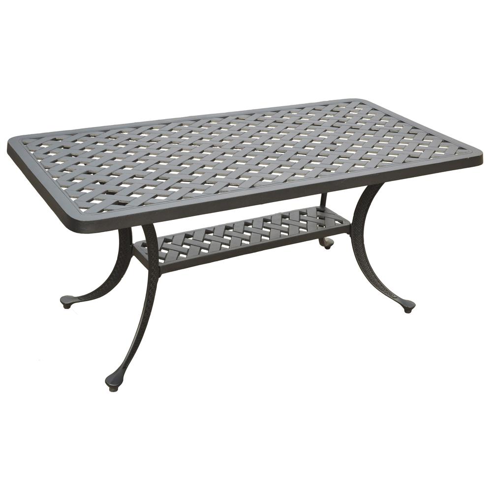 Sedona Cast Aluminum Outdoor Coffee Table. Picture 1