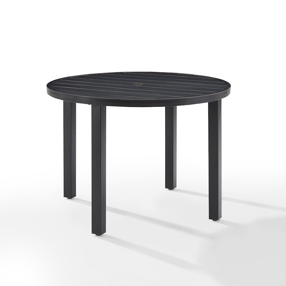 Kaplan 42" Round Outdoor Dining Table. Picture 1