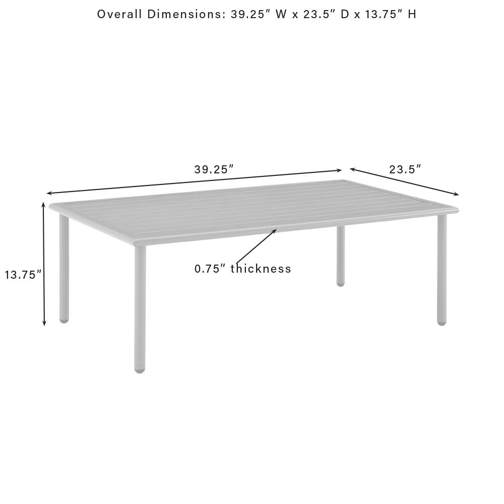 Cali Bay Outdoor Coffee Table. Picture 8