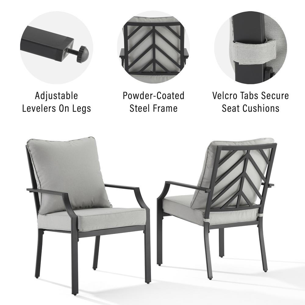 Otto 2Pc Outdoor Dining Chair Set - 2 Chairs. Picture 6