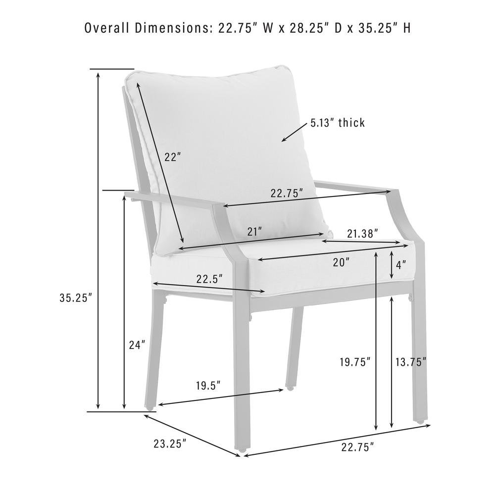 Otto 2Pc Outdoor Dining Chair Set - 2 Chairs. Picture 2
