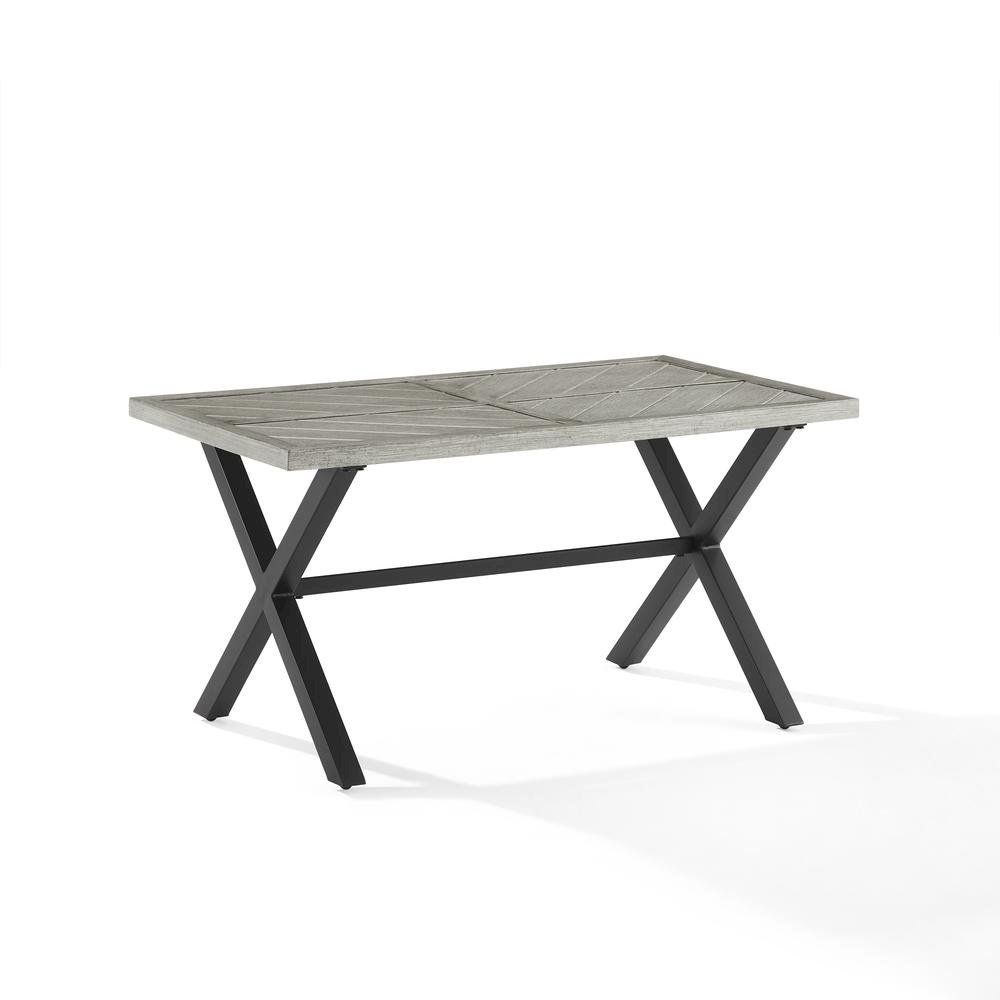 Black Metal Frame with Gray Cushions 2 Piece Patio Set with Loveseat Table. Picture 9