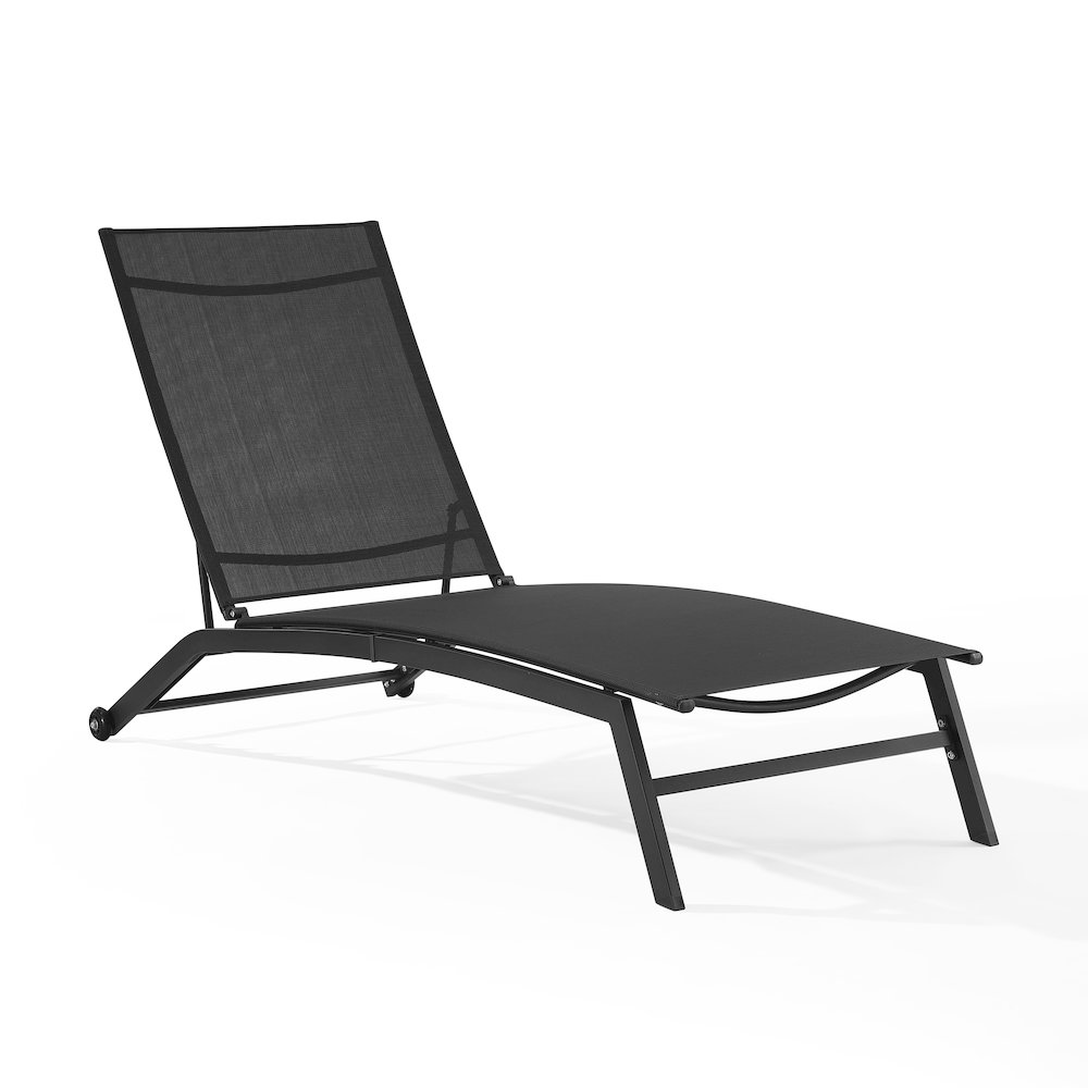 Weaver Outdoor Chaise Lounge. Picture 1