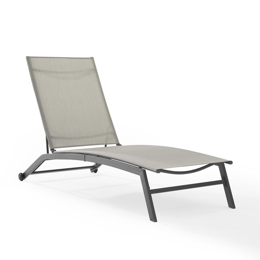 Weaver Outdoor Chaise Lounge. Picture 1