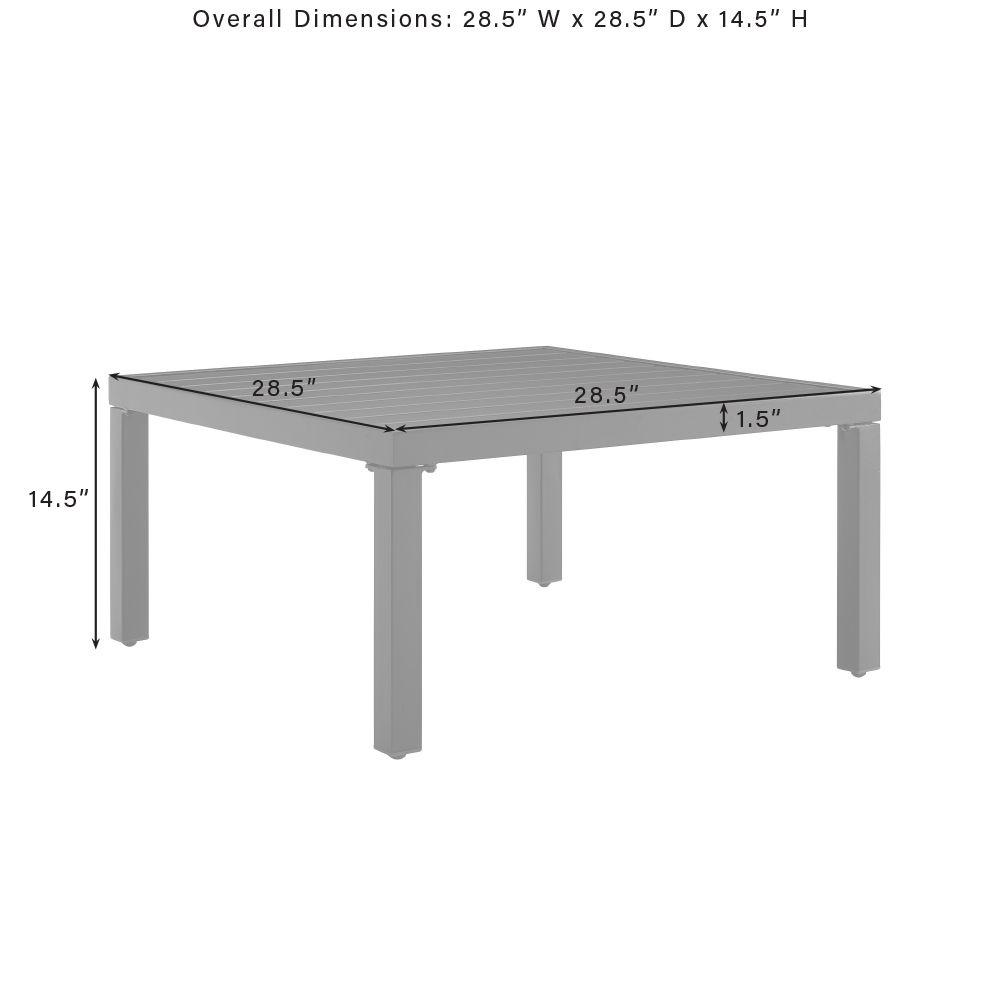 Piermont Outdoor Sectional Coffee Table. Picture 4