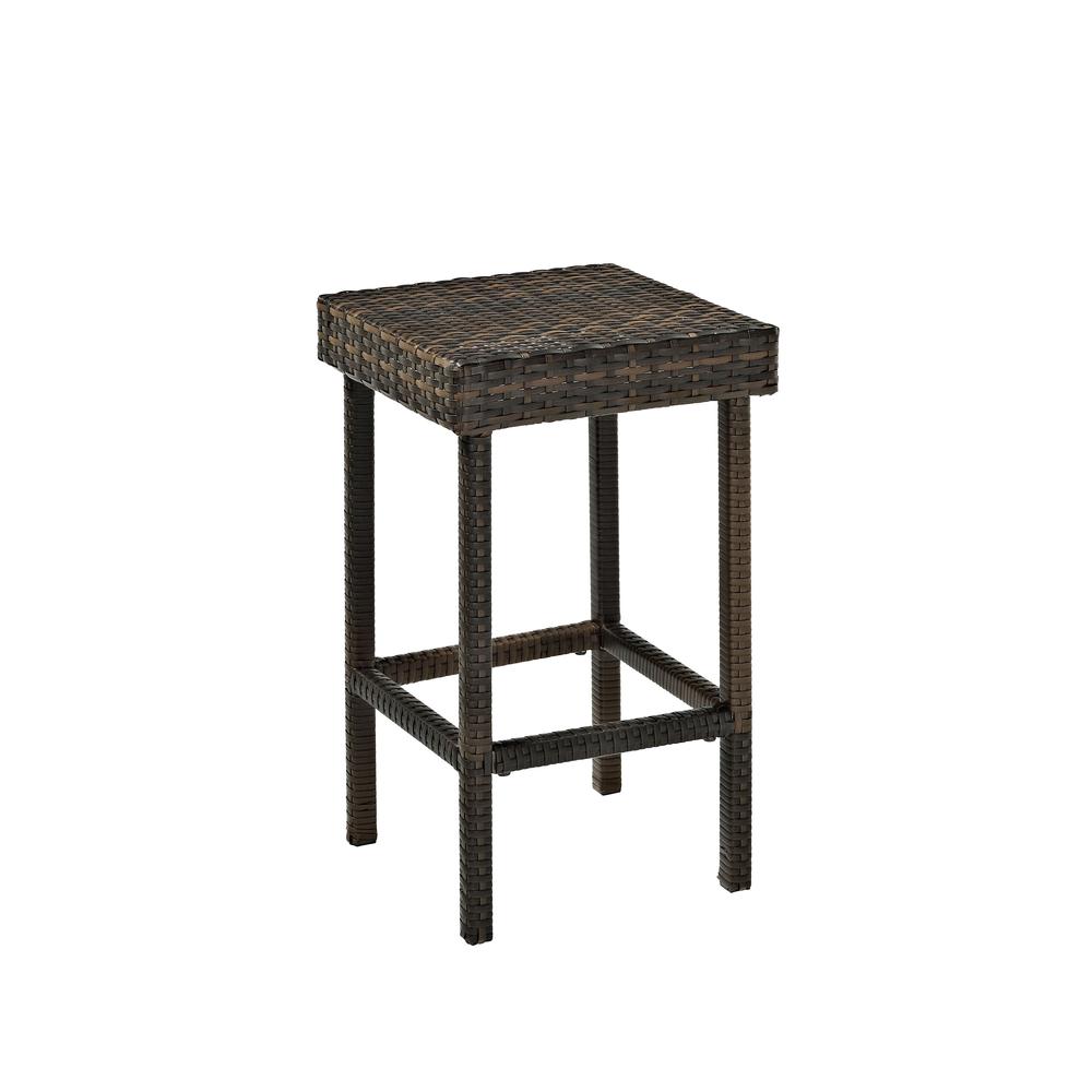 Palm Harbor 2Pc Wicker Counter Height Outdoor Bar Stool Set - 2 Stools. Picture 1