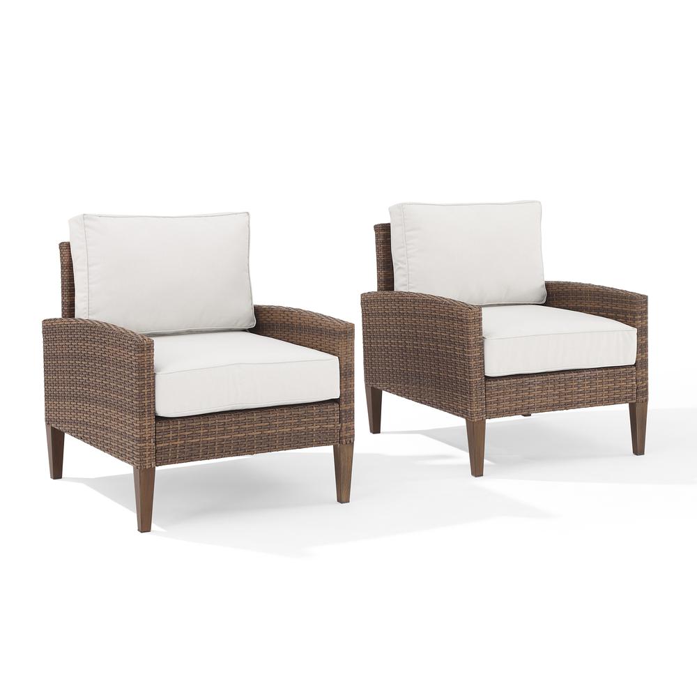 Capella 2Pc Wicker Outdoor Chair Set. Picture 2