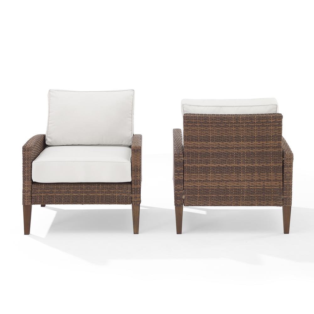 Capella 2Pc Wicker Outdoor Chair Set. Picture 4