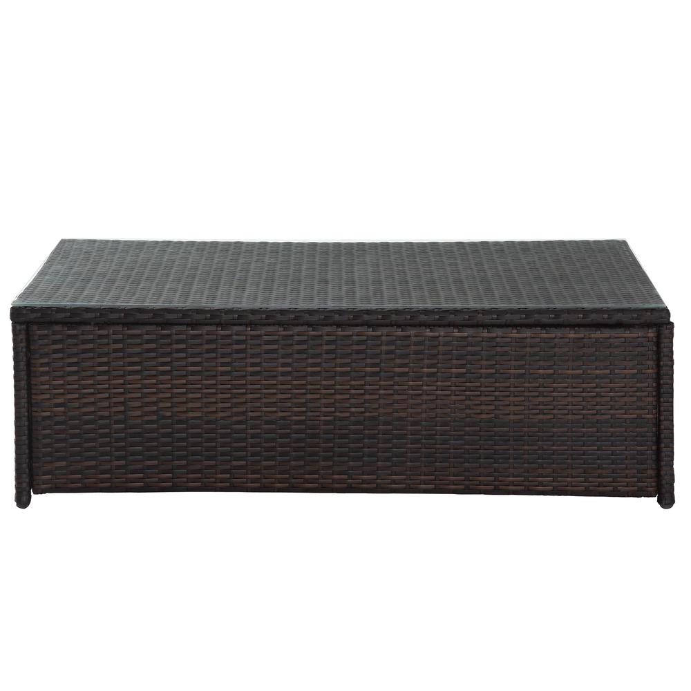 Palm Harbor Wicker Outdoor Coffee Table. Picture 3