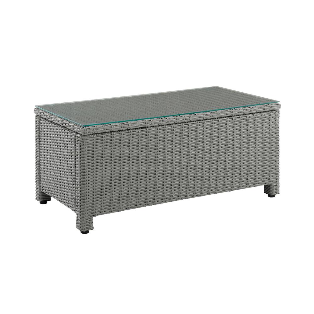 Bradenton Wicker Outdoor Coffee Table. Picture 1