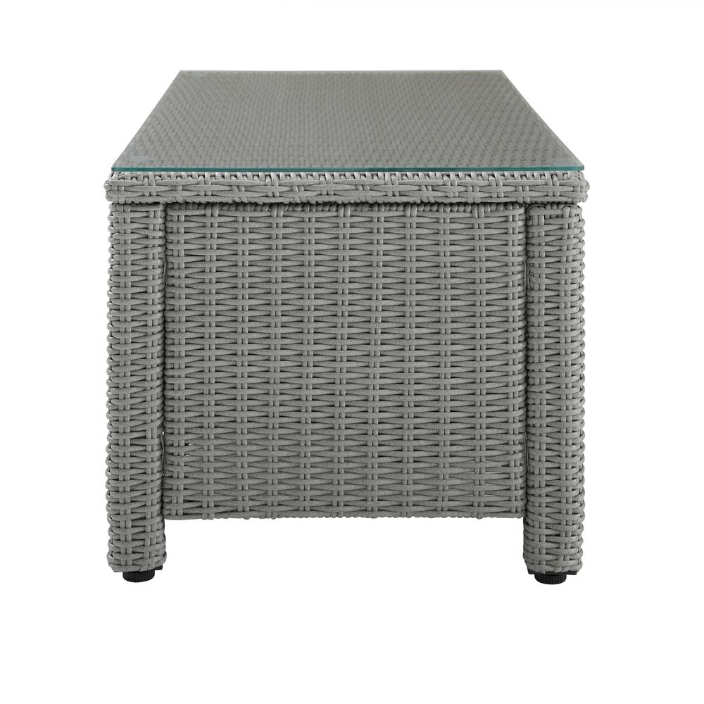 Bradenton Wicker Outdoor Coffee Table. Picture 4
