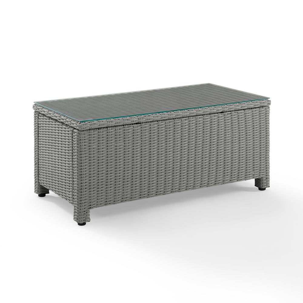 Bradenton Wicker Outdoor Coffee Table. Picture 2