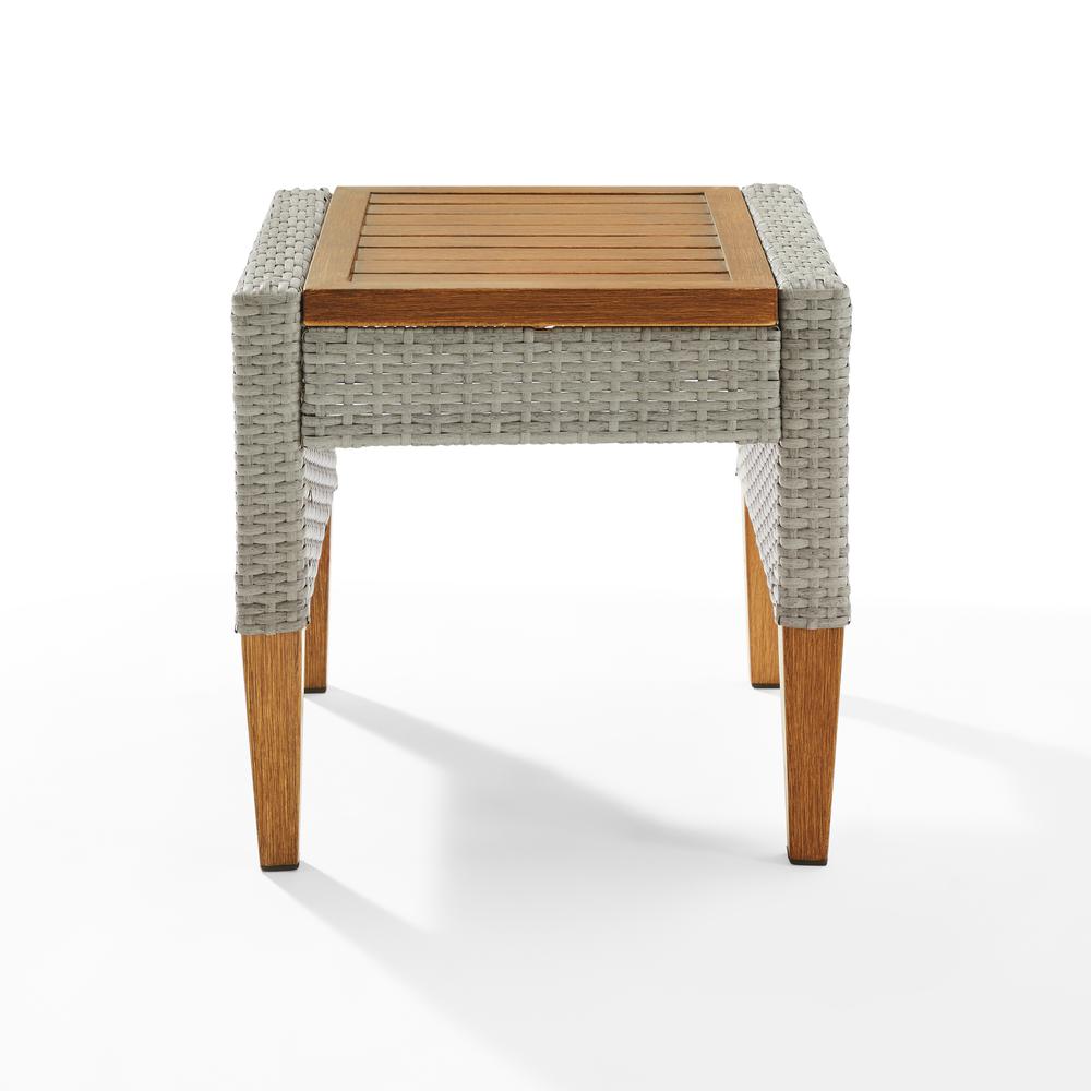 Capella Wicker Outdoor Side Table. Picture 8