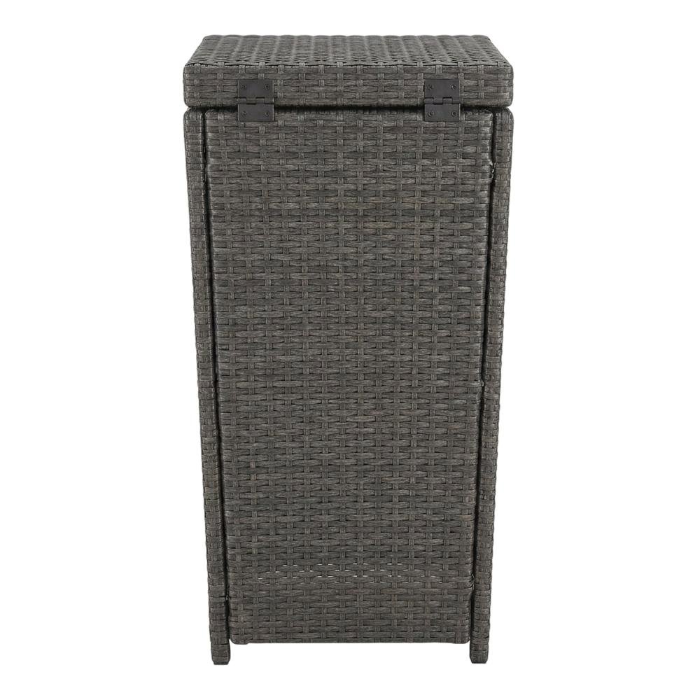 Wicker Trash Can with Elegant Design and Durable Construction. Picture 4