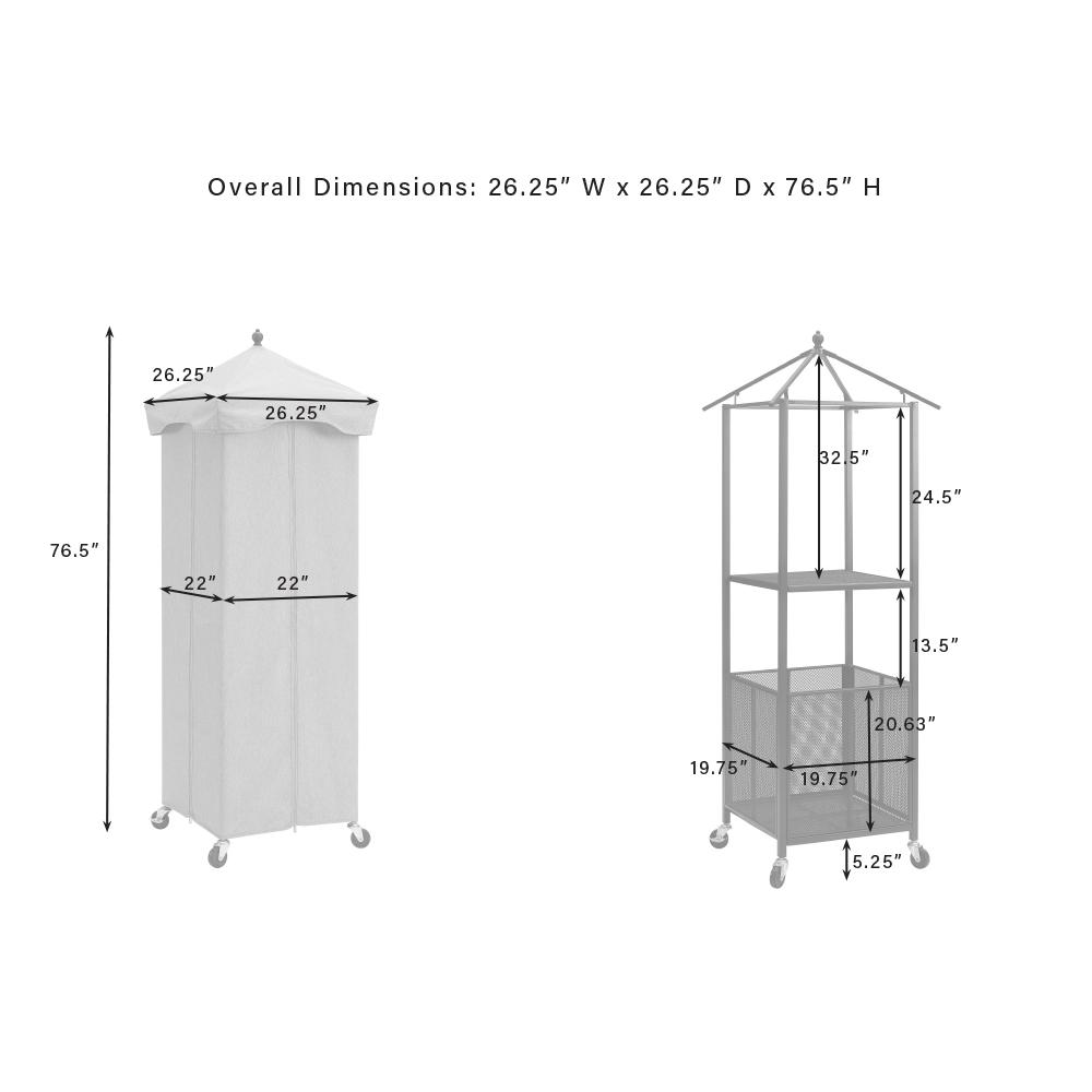 Grady Outdoor Storage Towel Valet. Picture 6