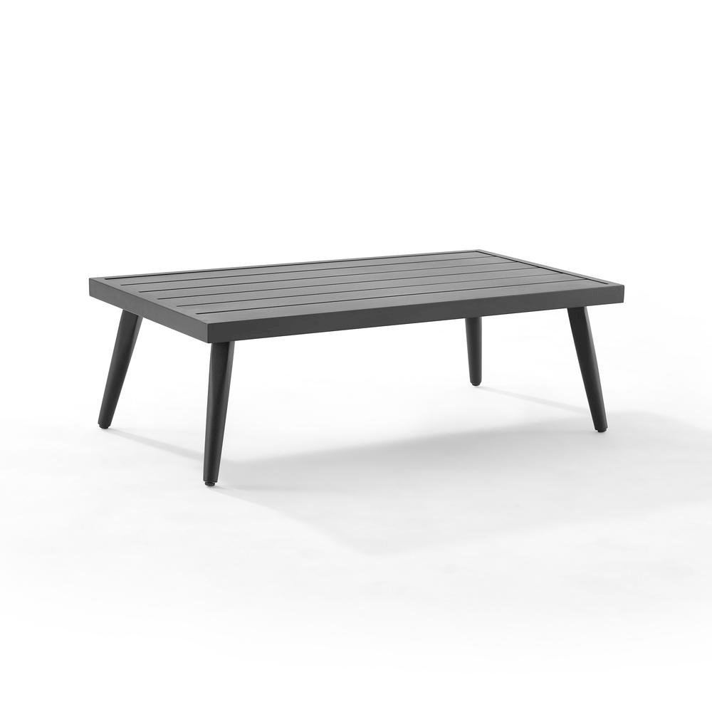 Gray Wicker Outdoor Loveseat and Coffee Table Patio Furniture Set for Two. Picture 9