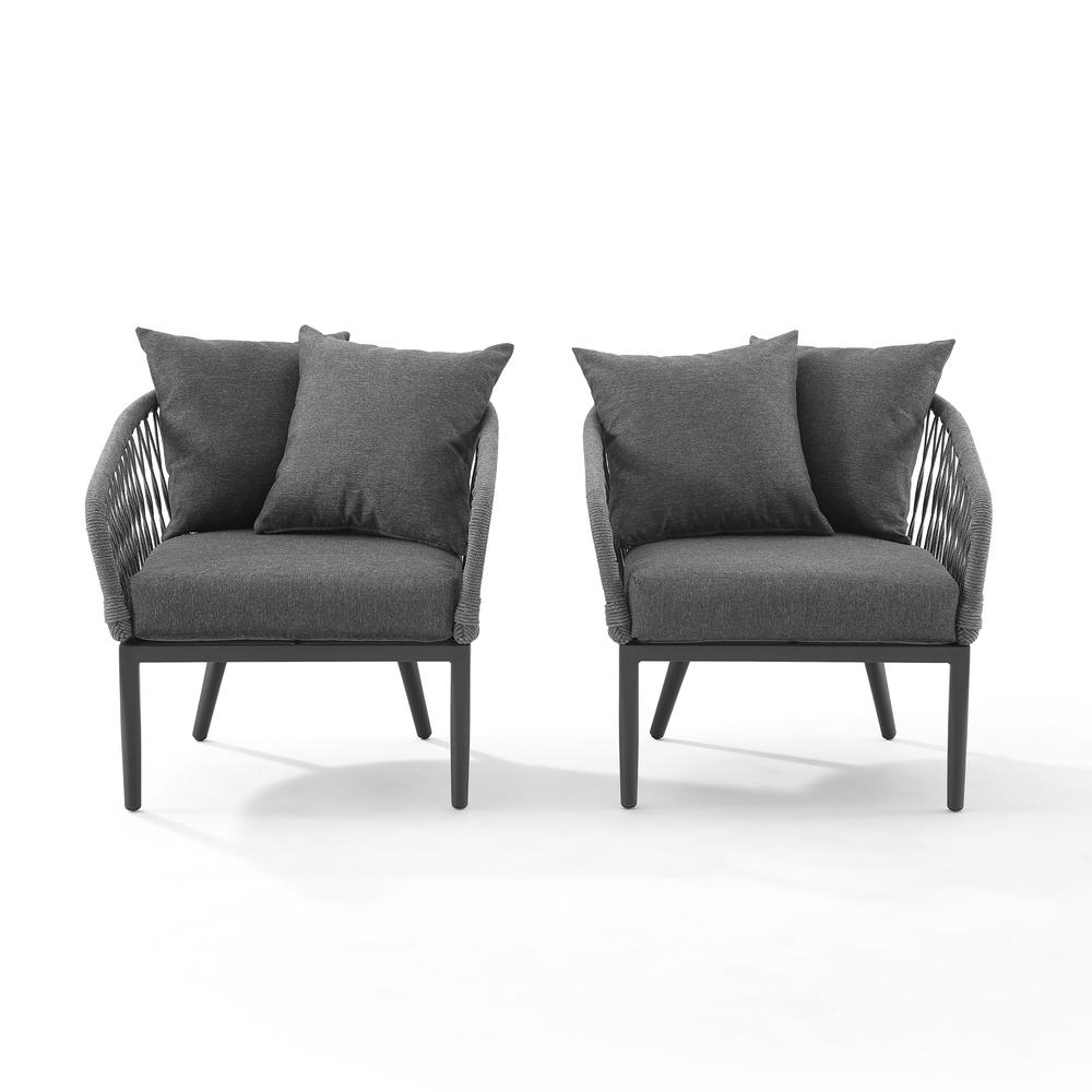 Dover 2Pc Indoor Outdoor Chair Set - 2 Armchairs. Picture 9