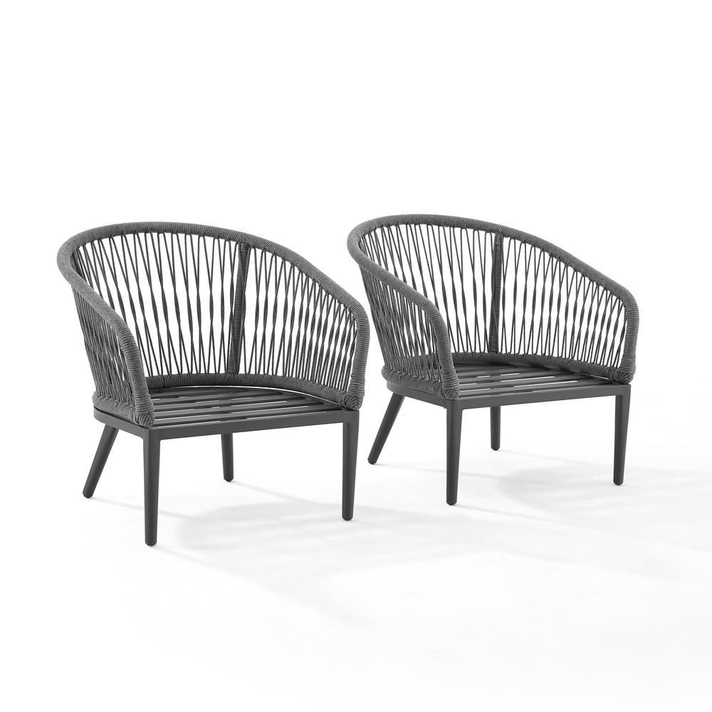 Dover 2Pc Indoor Outdoor Chair Set - 2 Armchairs. Picture 2