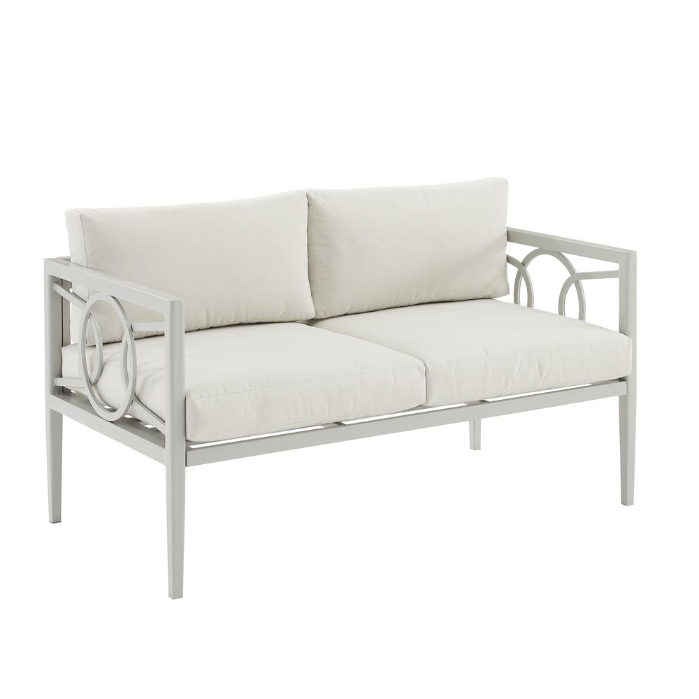Ashford 2Pc Outdoor Loveseat Patio Furniture Set - Loveseat & Coffee Table. Picture 16