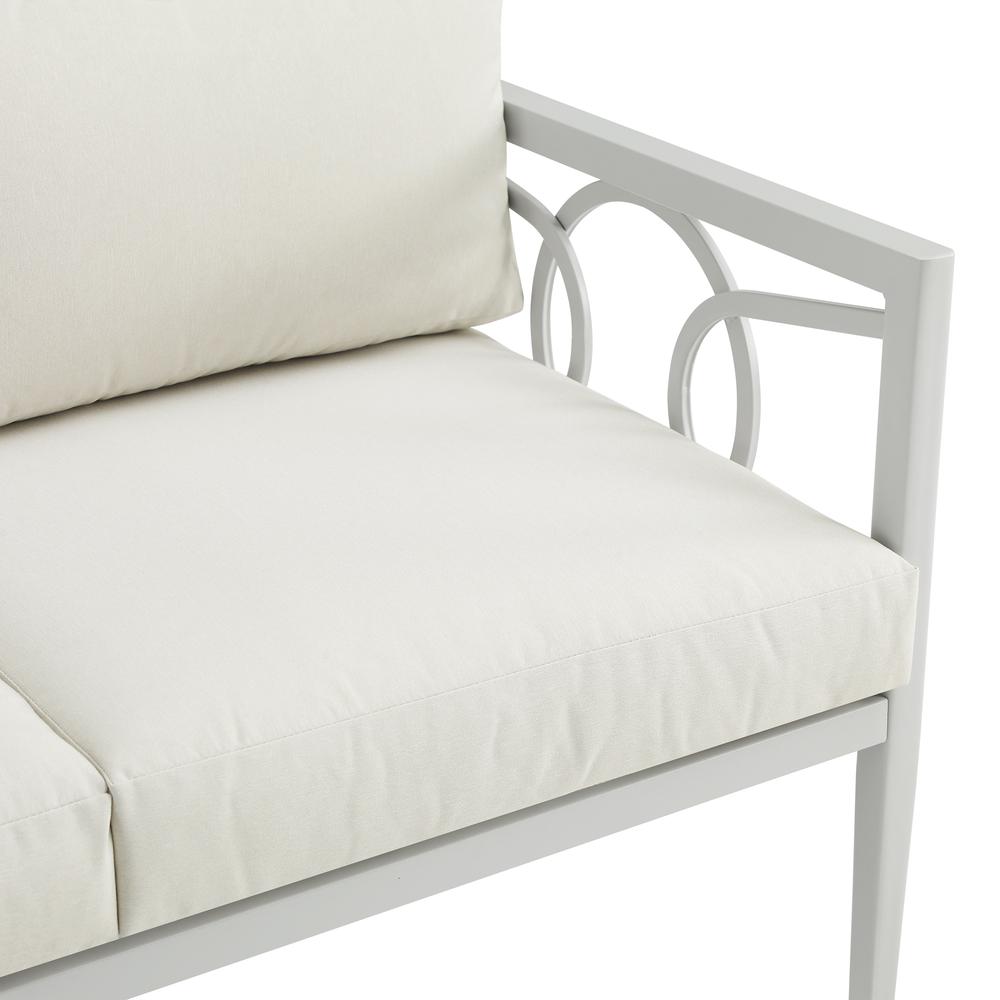 Ashford 2Pc Outdoor Loveseat Patio Furniture Set - Loveseat & Coffee Table. Picture 7
