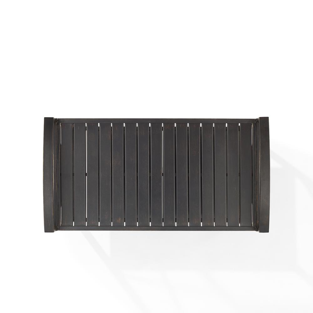 Kaplan Metal Outdoor Bar Cart. Picture 6