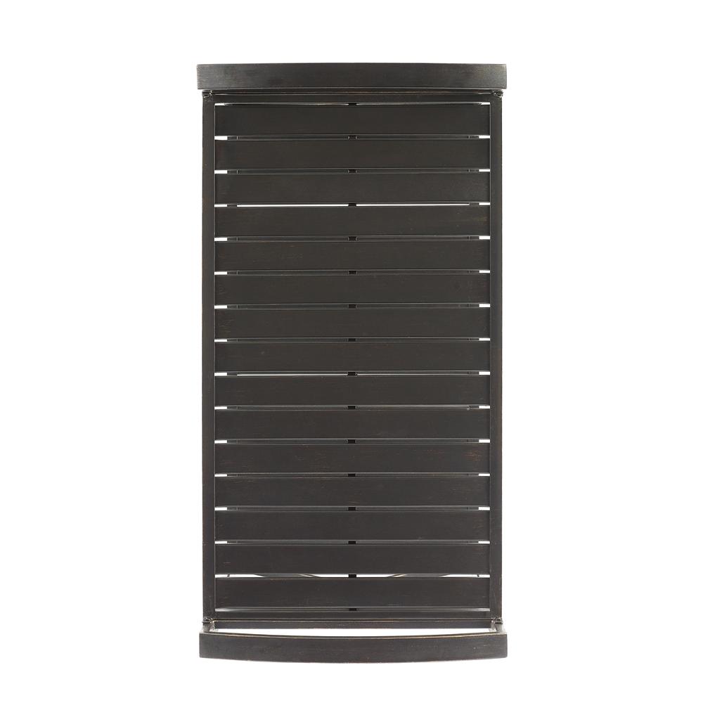 Kaplan Metal Outdoor Bar Cart. Picture 9