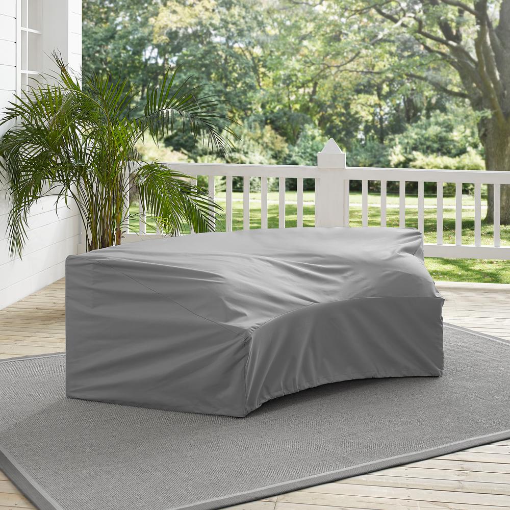 Catalina Round Outdoor Sectional Sofa Furniture Cover. Picture 2