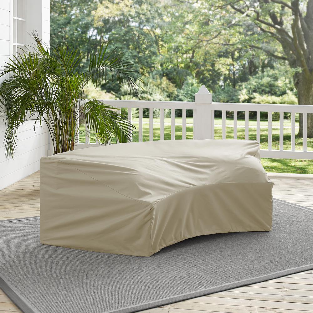 Catalina Round Outdoor Sectional Sofa Furniture Cover. Picture 2