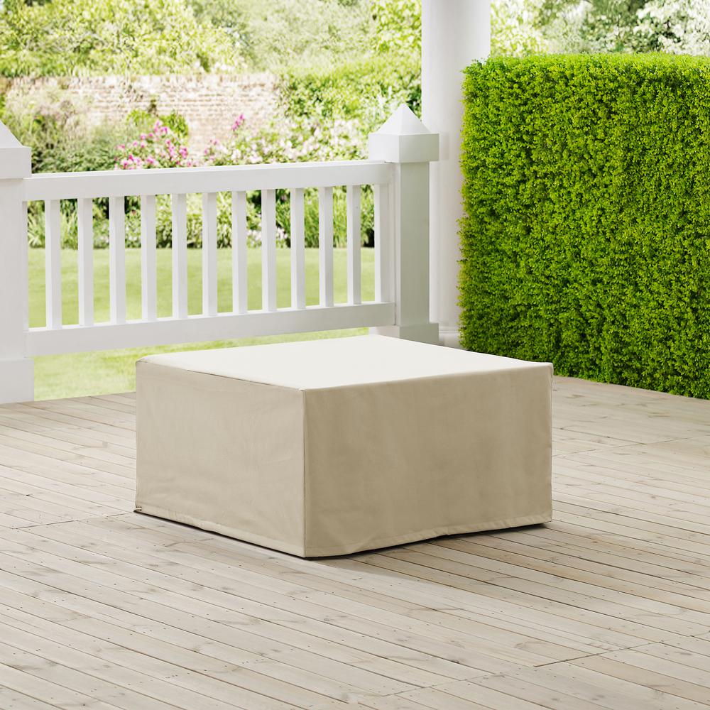 Square Outdoor Coffee Table And Ottoman Furniture Cover. Picture 4