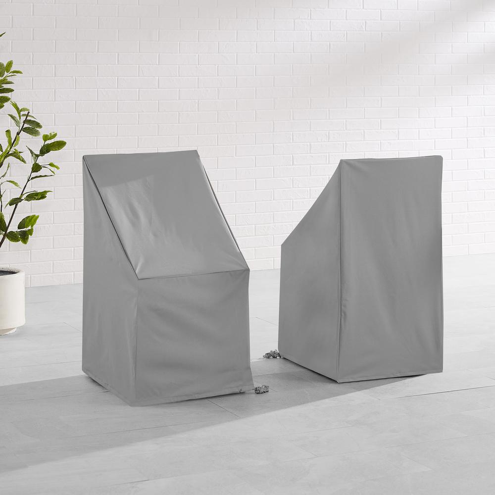 2Pc Outdoor Dining Side Chair Furniture Cover Set. Picture 2